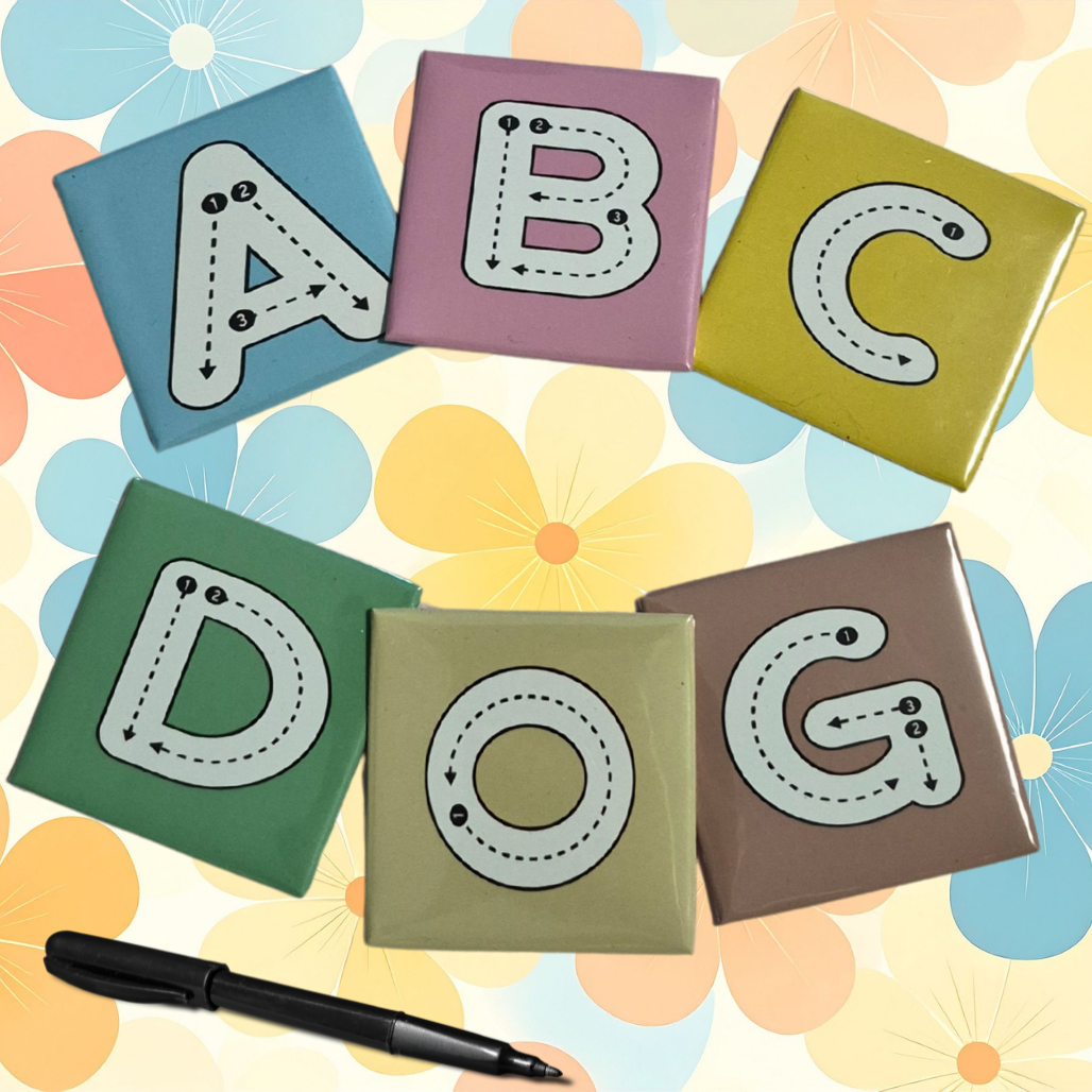 π§² AβZ Alphabet Tracer Magnets β Fun, Educational & Reusable