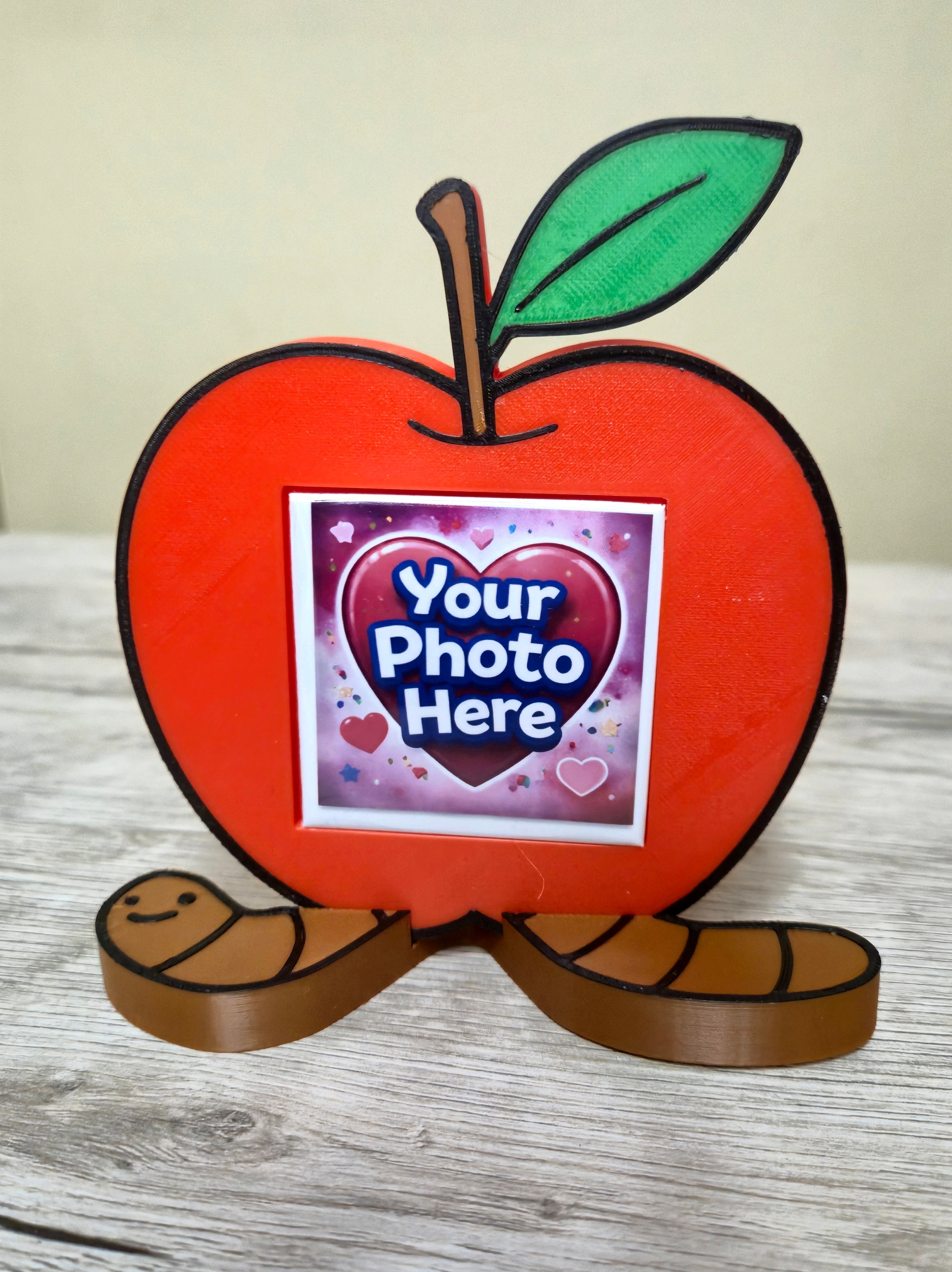 🍎 Personalised Teacher Gift – Custom Name Apple Desk Keepsake