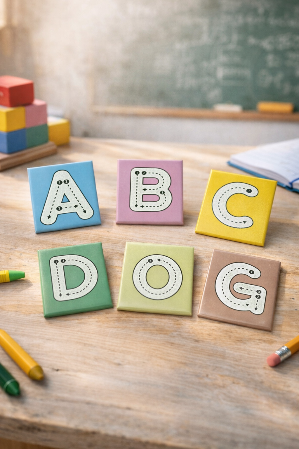 🧲 A–Z Alphabet Tracer Magnets — Fun, Educational & Reusable