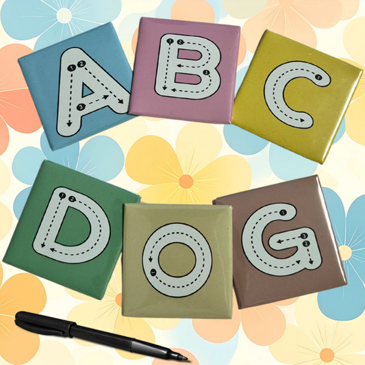🧲 A–Z Alphabet Tracer Magnets — Fun, Educational & Reusable
